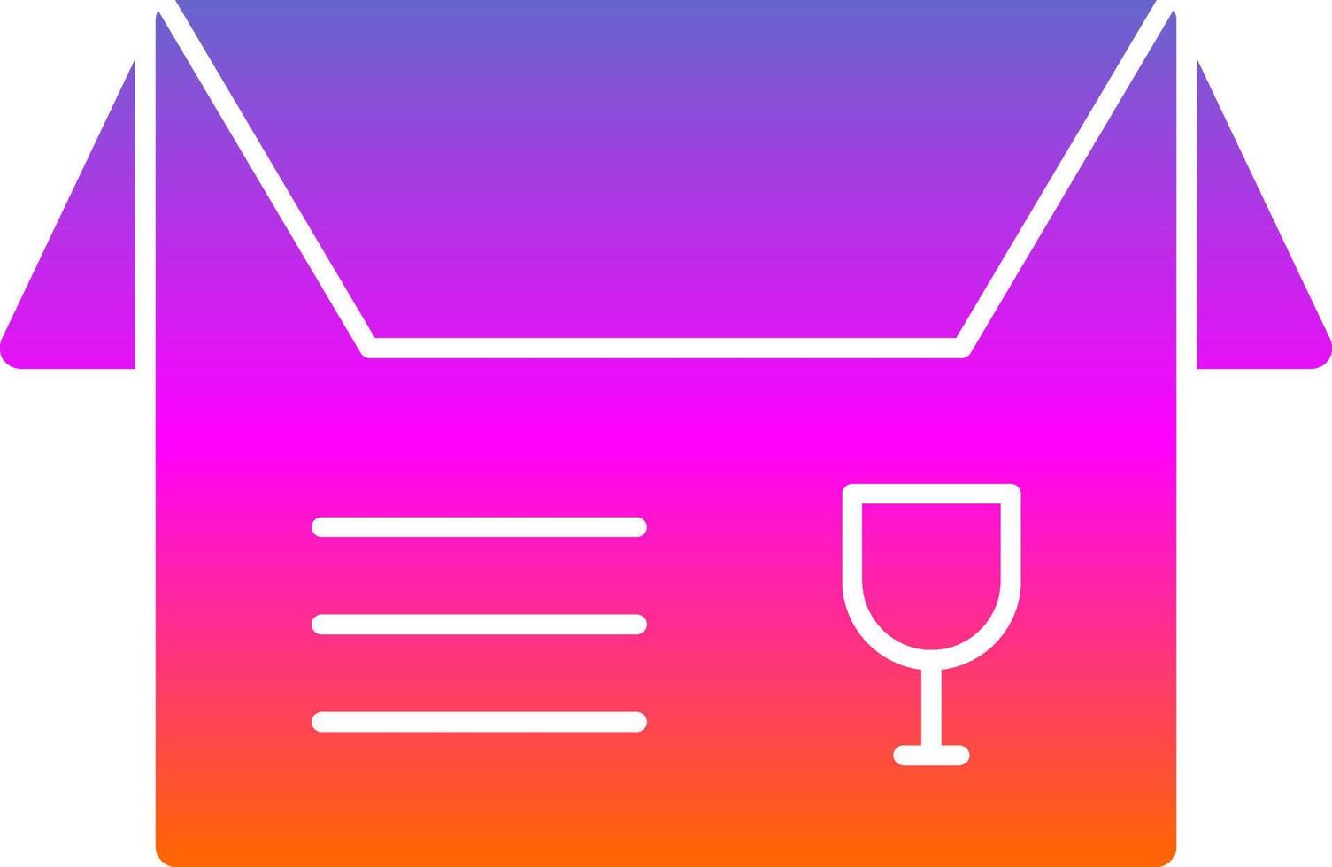Open Box Vector Icon Design