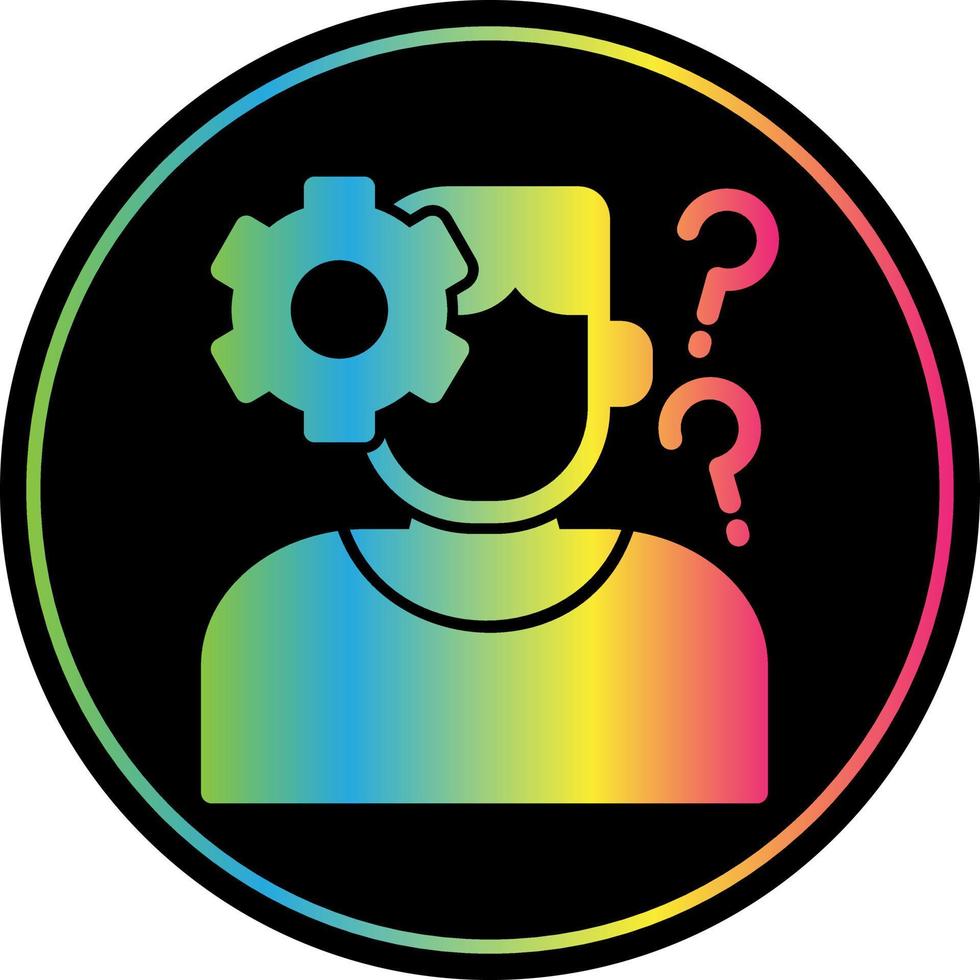 Hallucination Vector Icon Design