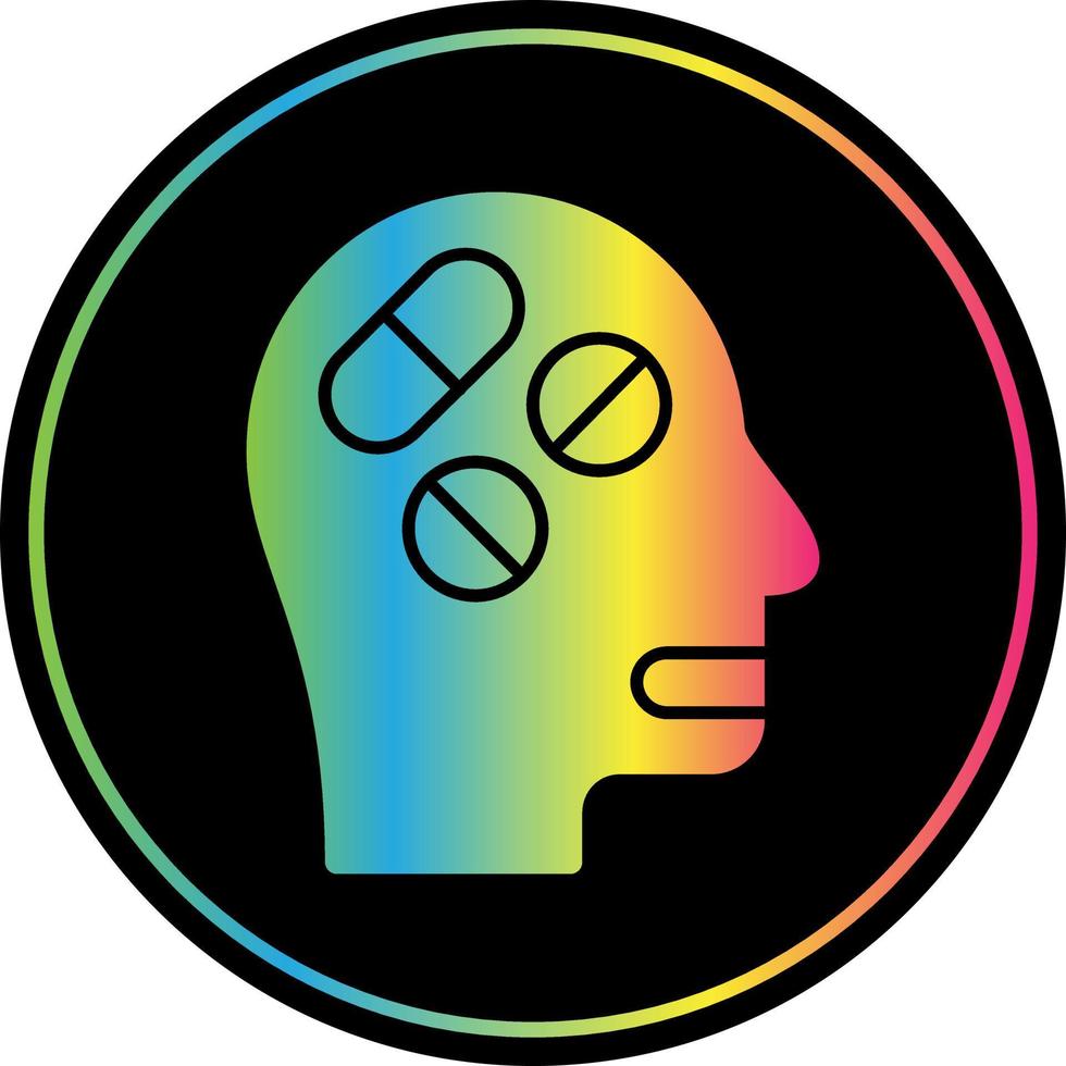 Drug Addict Vector Icon Design