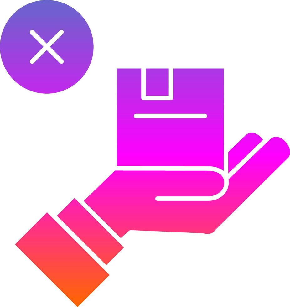 Reject Vector Icon Design