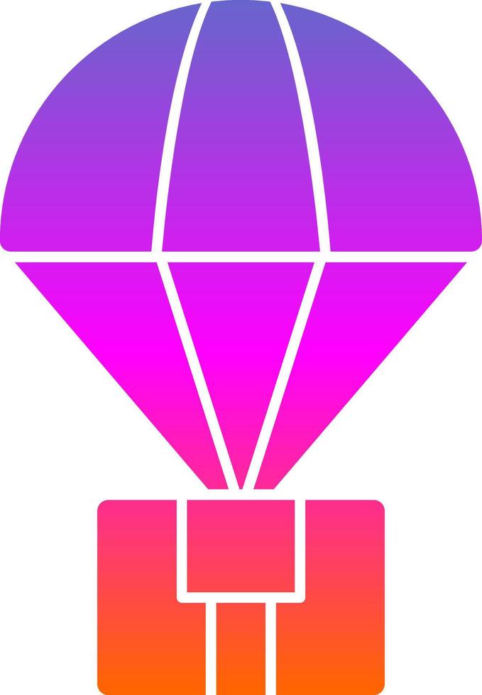 Parachute Vector Icon Design