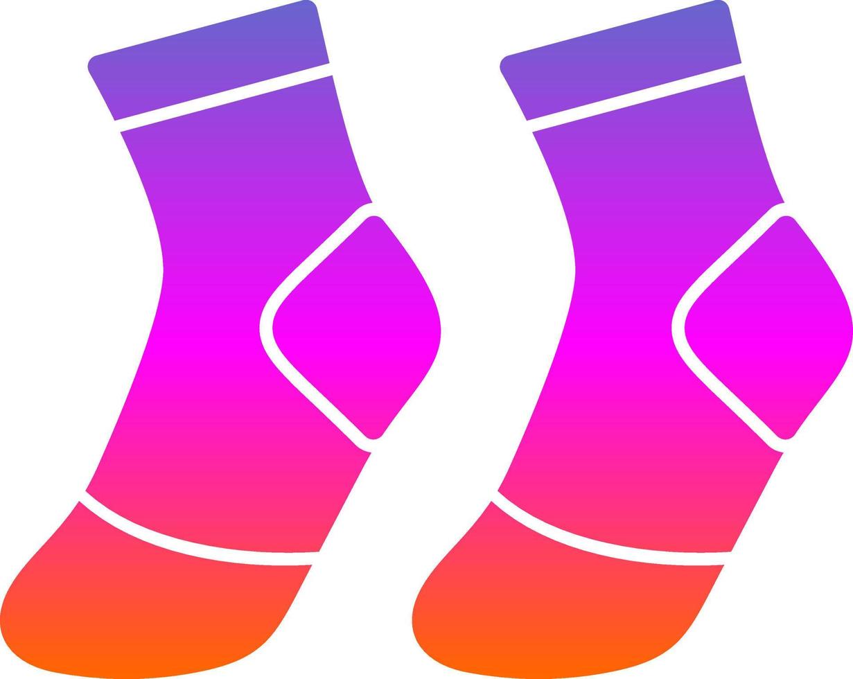 Socks Vector Icon Design