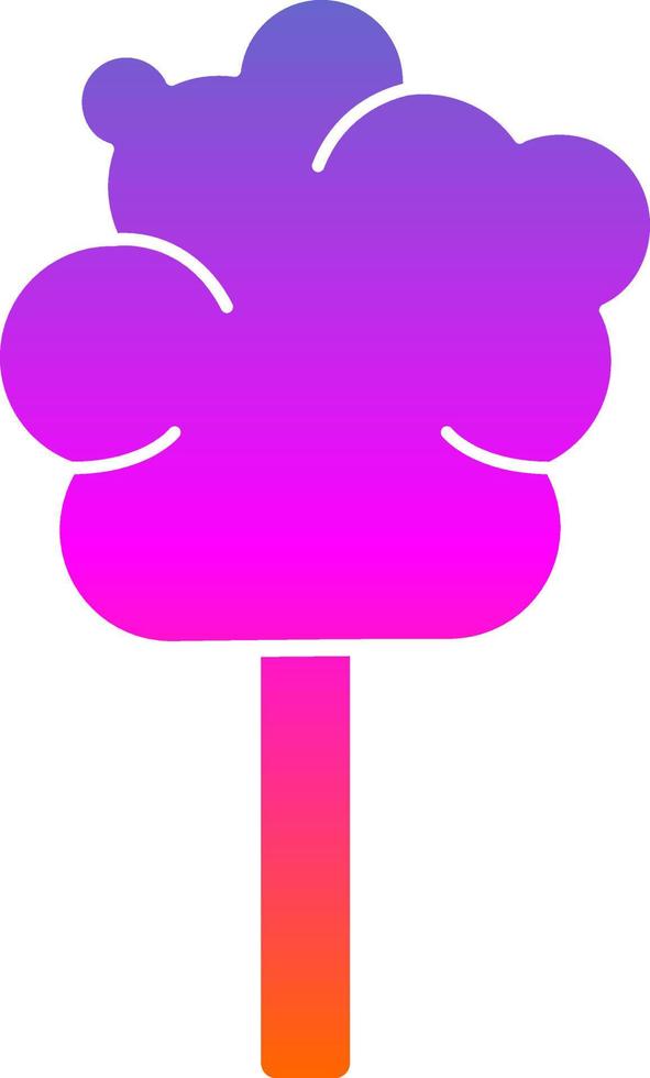Cotton Candy Vector Icon Design