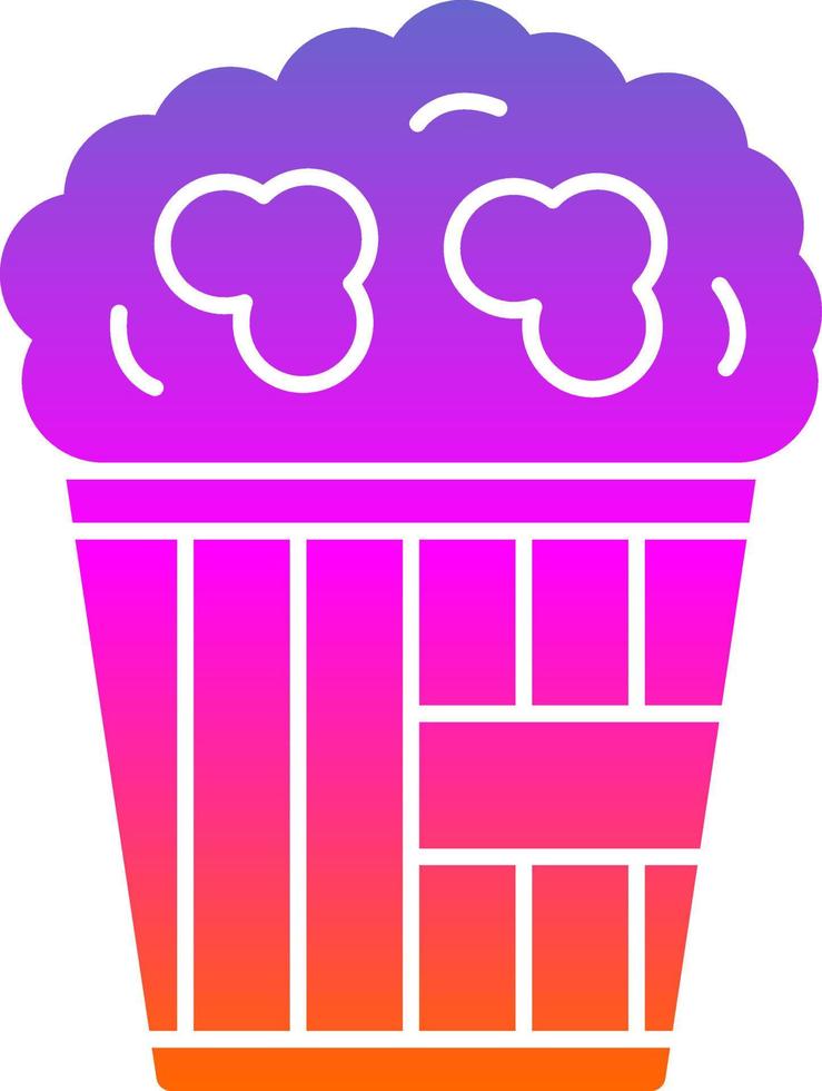 Popcorn Vector Icon Design