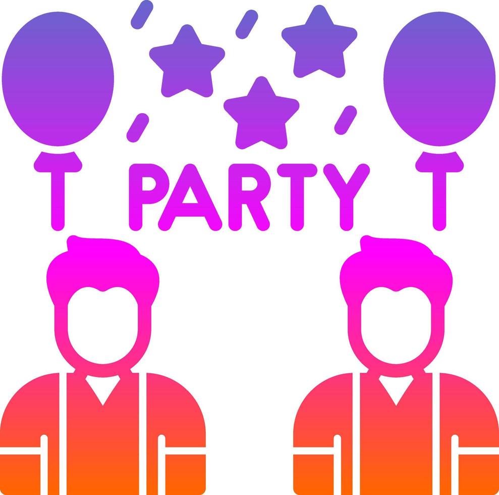 Party Vector Icon Design
