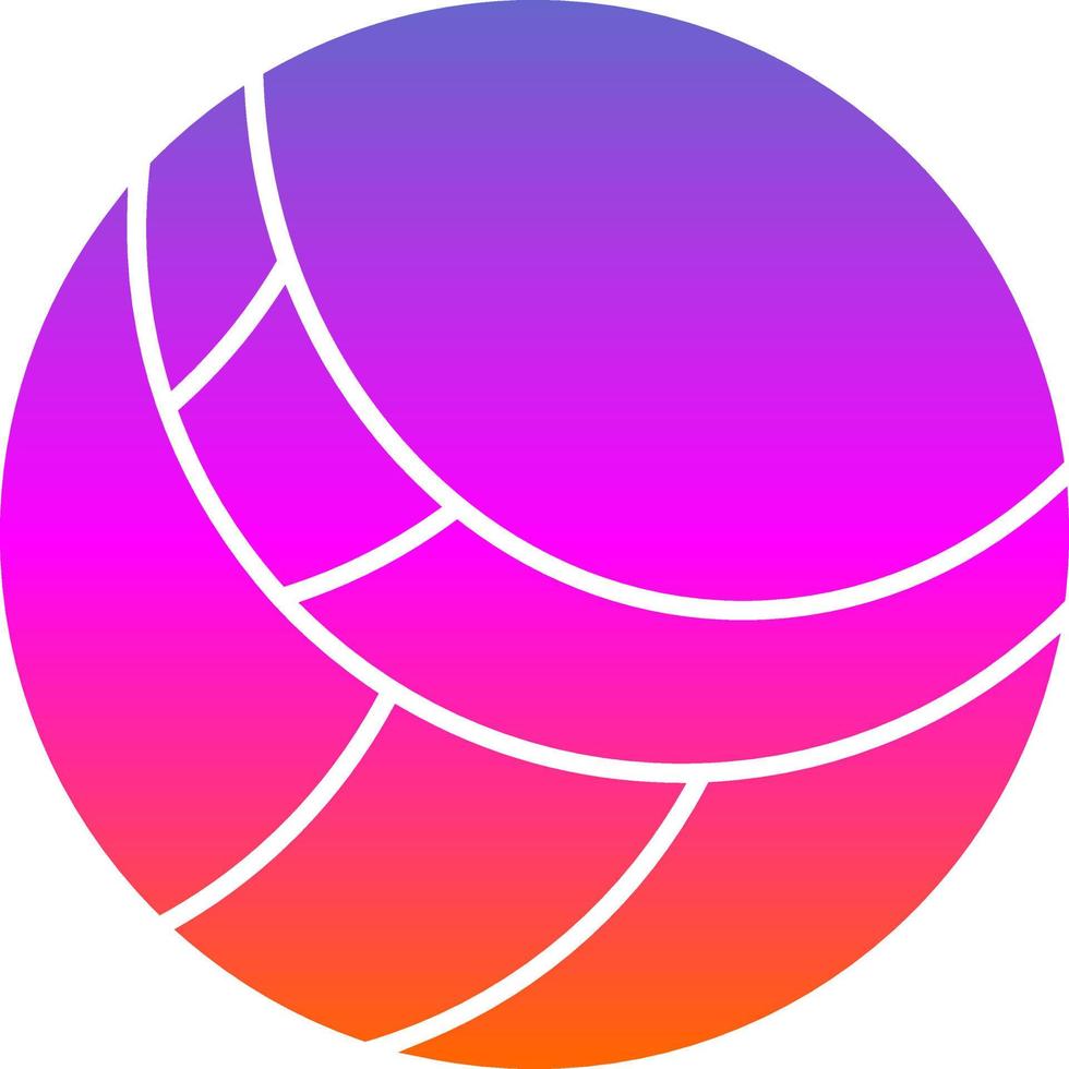 Volleyball Vector Icon Design