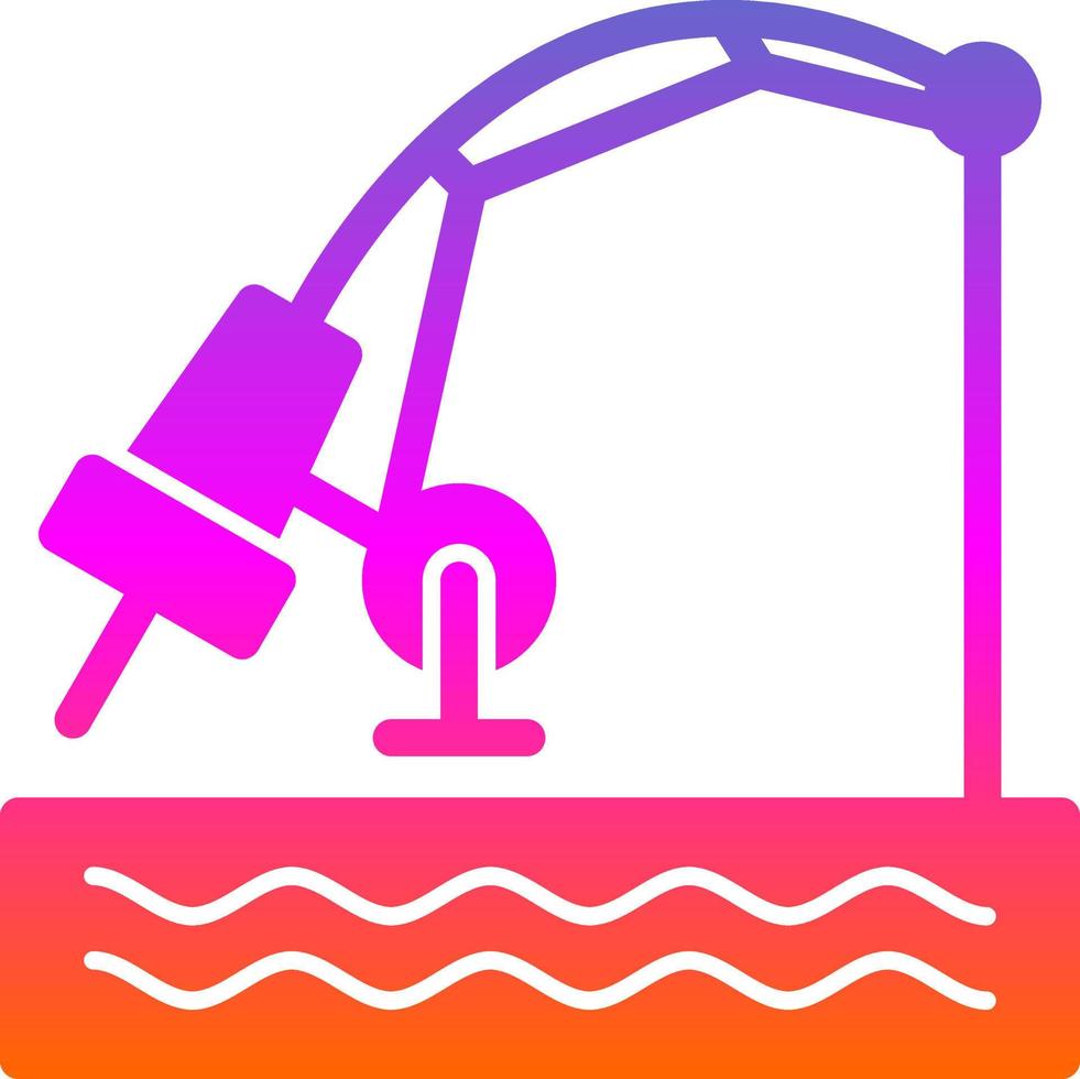 Fishing Vector Icon Design