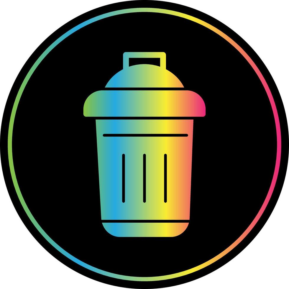 Dustbin Vector Icon Design