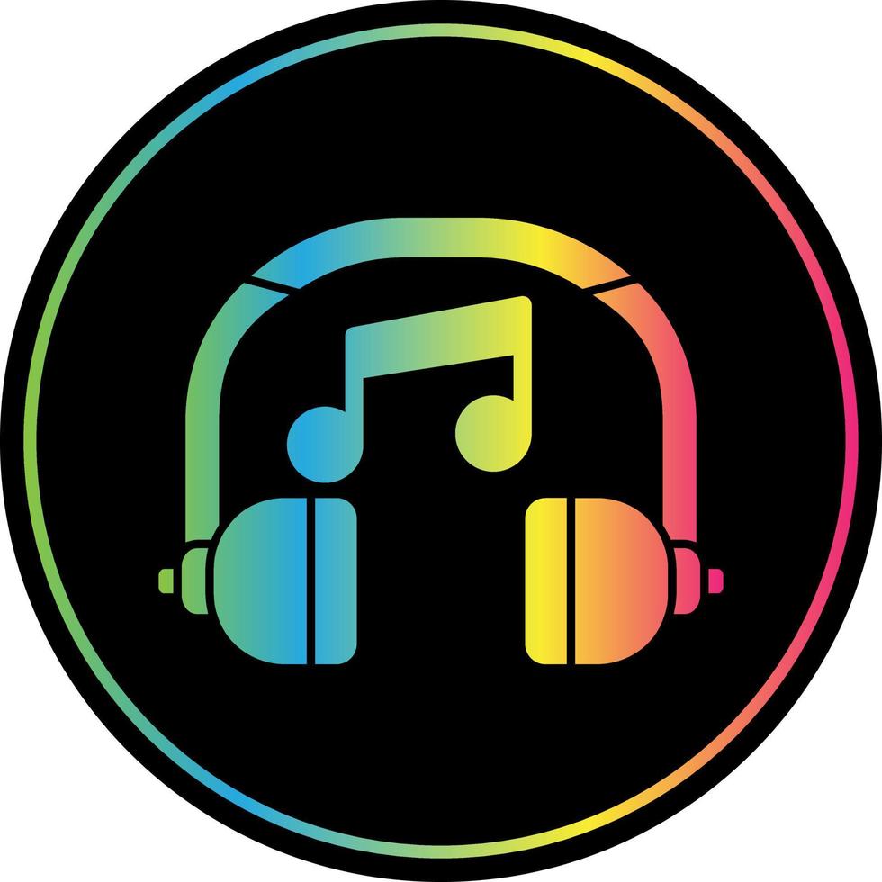 Headphones Vector Icon Design