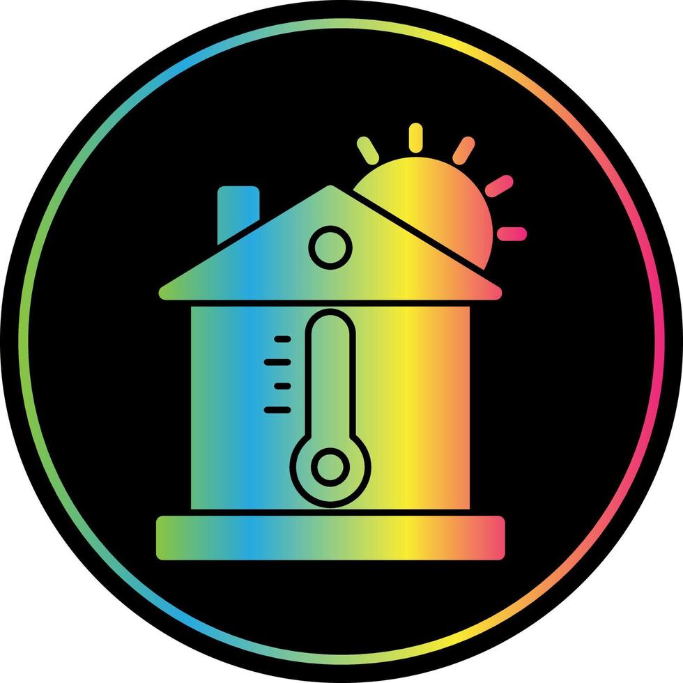 Greenhouse Effect Vector Icon Design