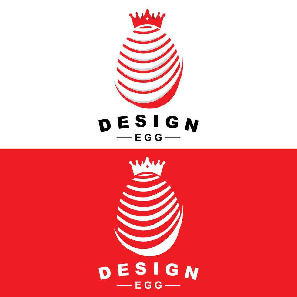 Egg Logo, Egg Farm Design, Chicken Logo, Asian Food Vector