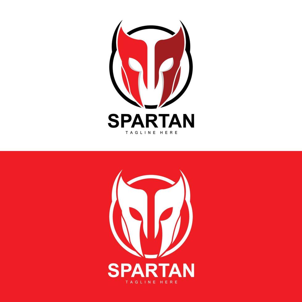 Spartan Logo, War Helmet Suit Vector, Barbarian Armor Icon, Viking, Gym Fit Design, Fitness vector