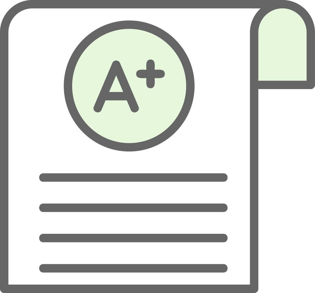 Student Grades Vector Icon Design