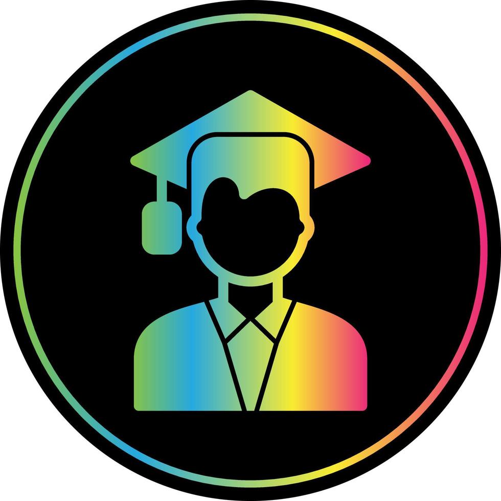 Student Vector Icon Design
