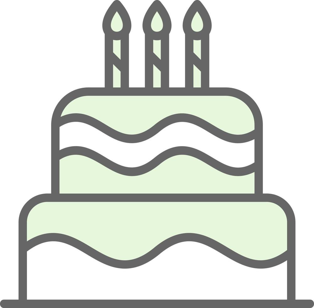 Cake Vector Icon Design