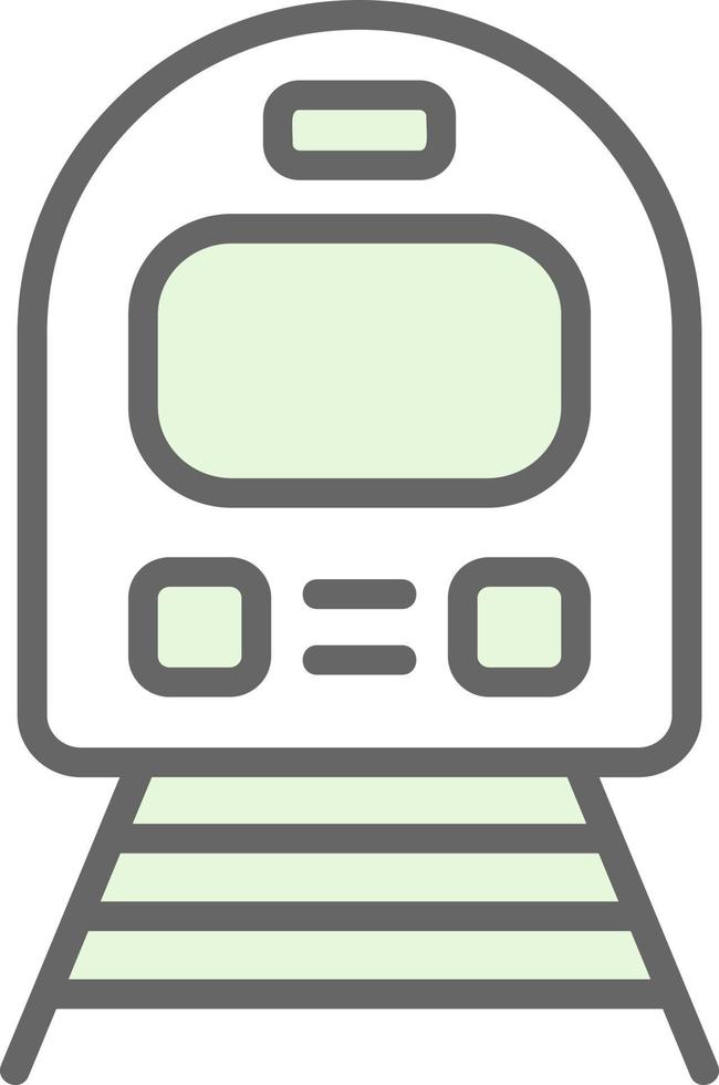 diseño de icono de vector de tren