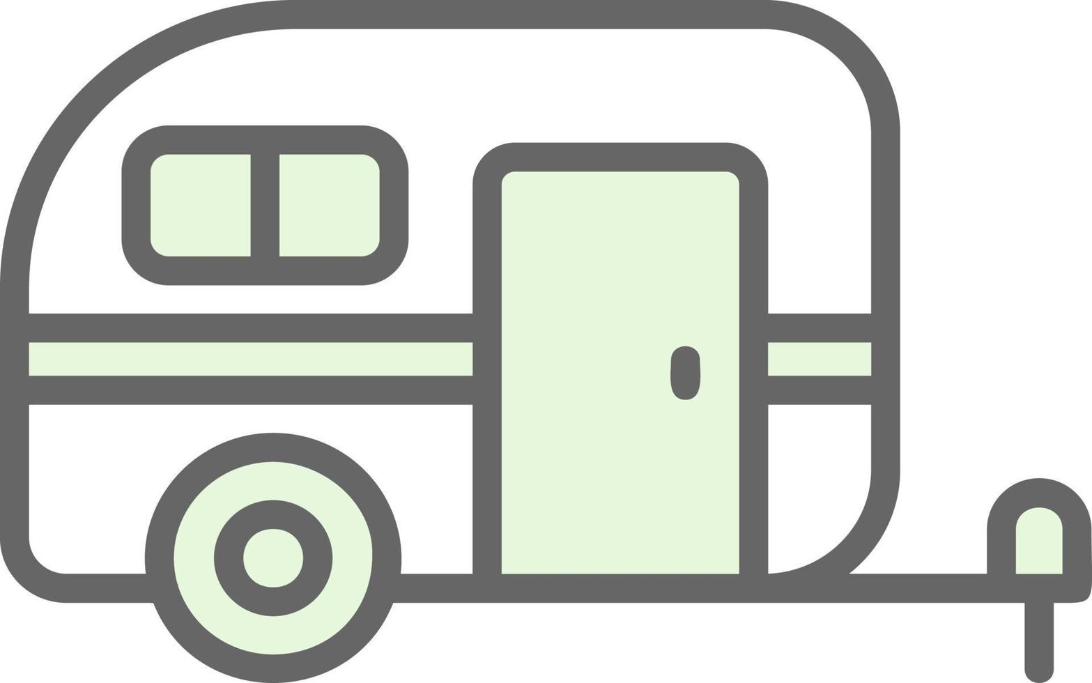 Caravan Vector Icon Design