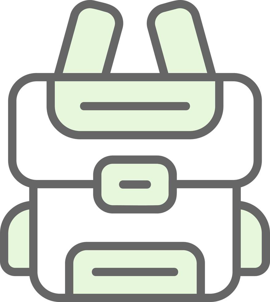 Backpack Vector Icon Design