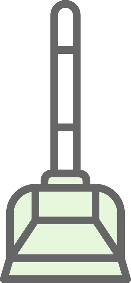 Dustpan Vector Icon Design