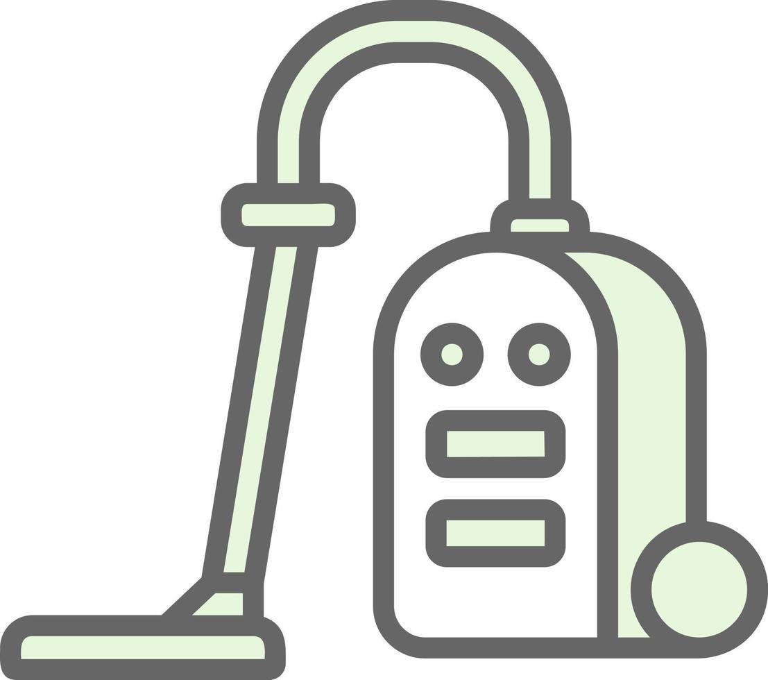 Vacuum Cleaner Vector Icon Design