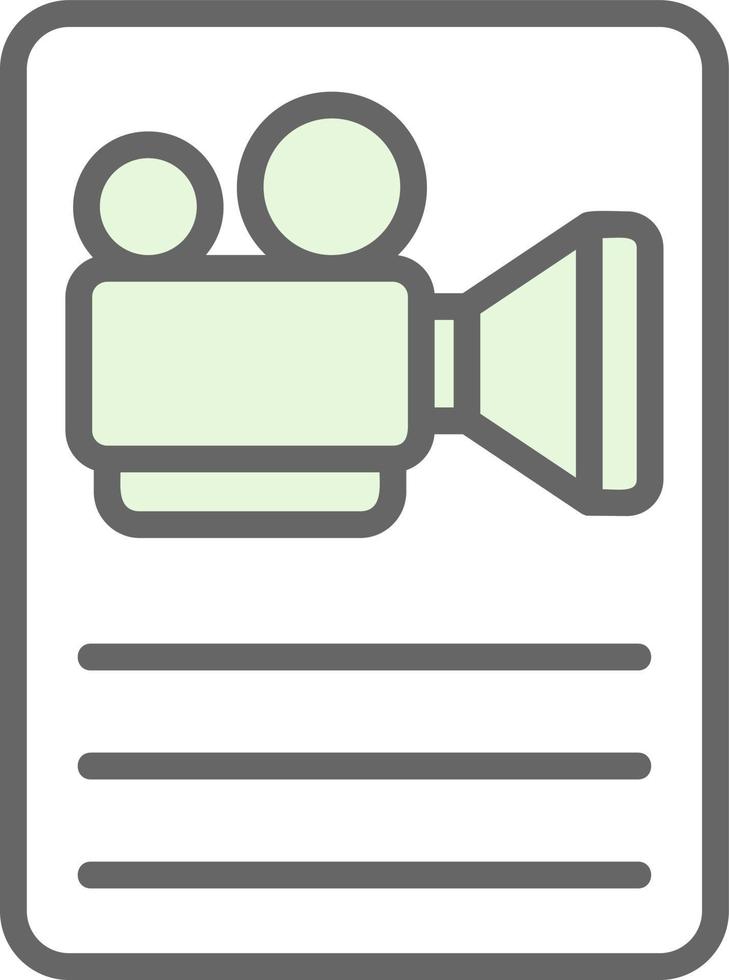 Script Vector Icon Design