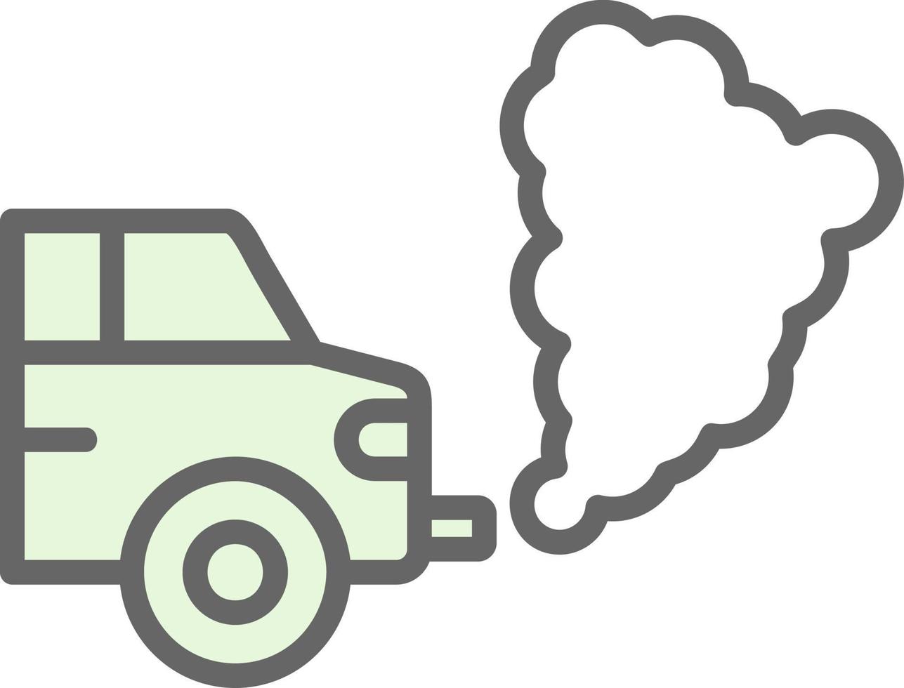 Emission Vector Icon Design