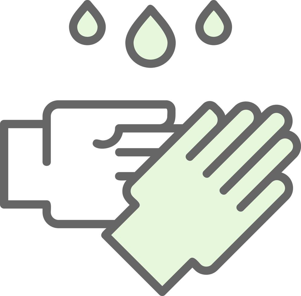 Hand Washing Vector Icon Design