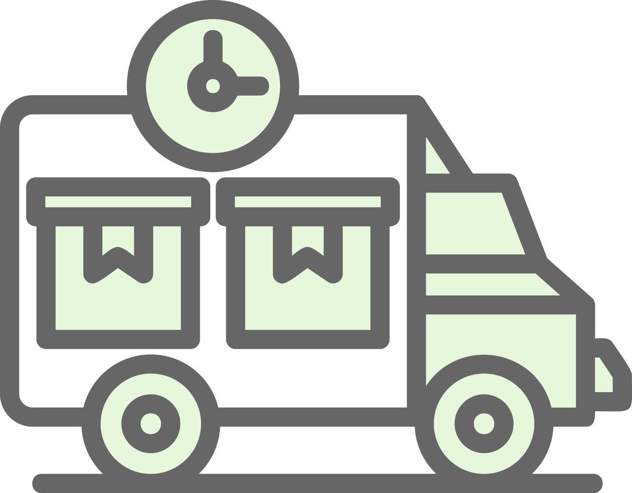 Delivery Time Vector Icon Design