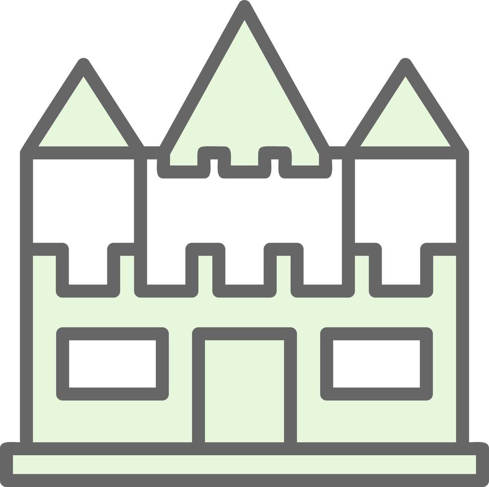 diseño de icono de vector de castillo