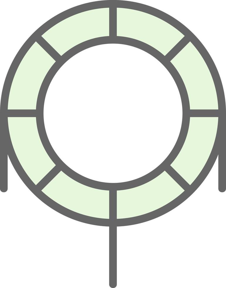 Trampoline Vector Icon Design