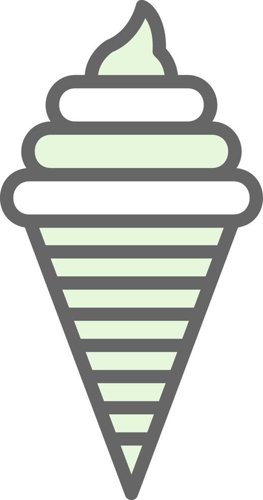 Ice Cream Vector Icon Design