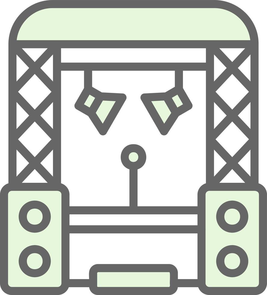Stage Vector Icon Design