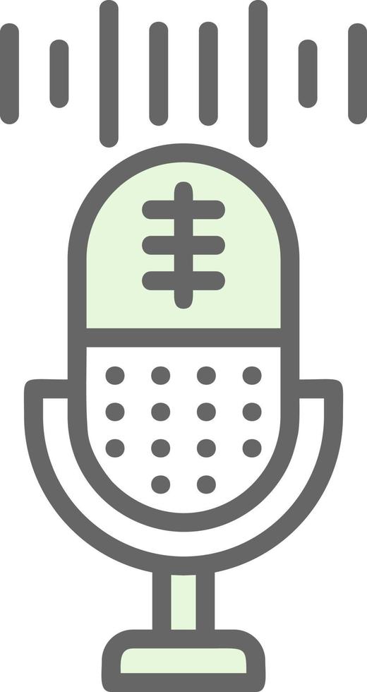 Voice Recording Vector Icon Design