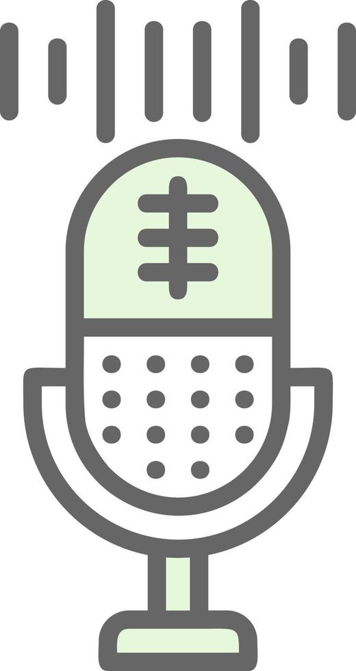 Voice Recording Vector Icon Design