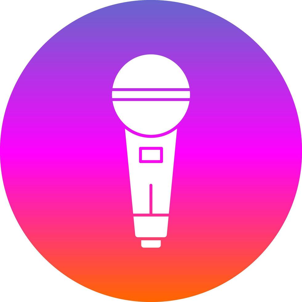 Mike Vector Icon Design