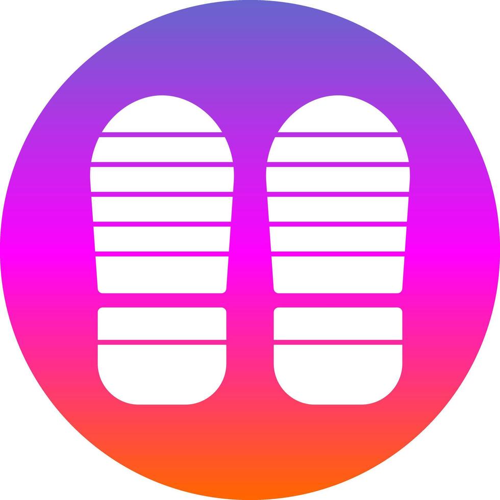 Footsteps Vector Icon Design
