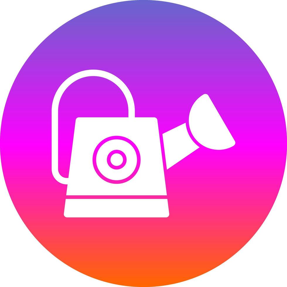 Watering Can Vector Icon Design