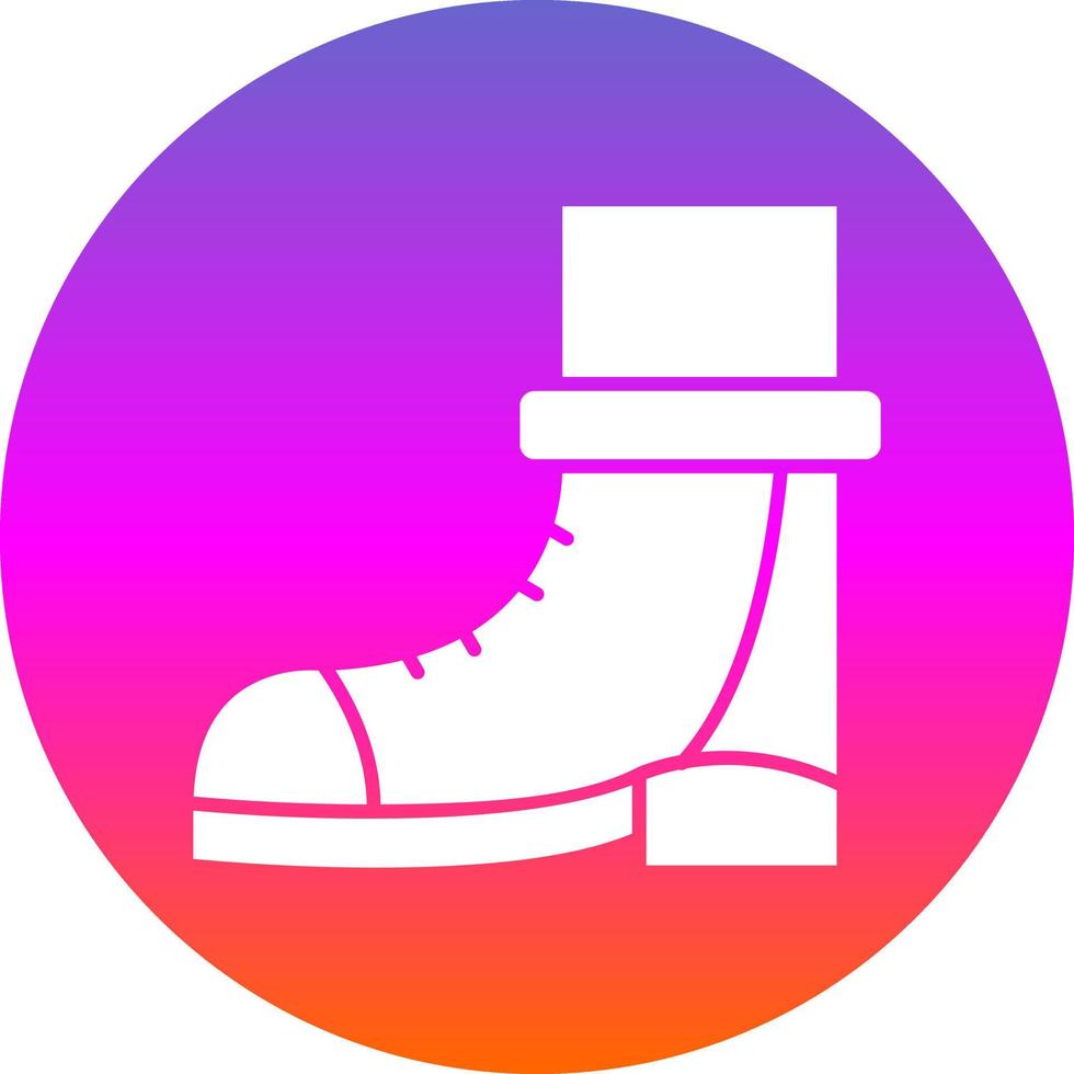 diseño de icono de vector de botas