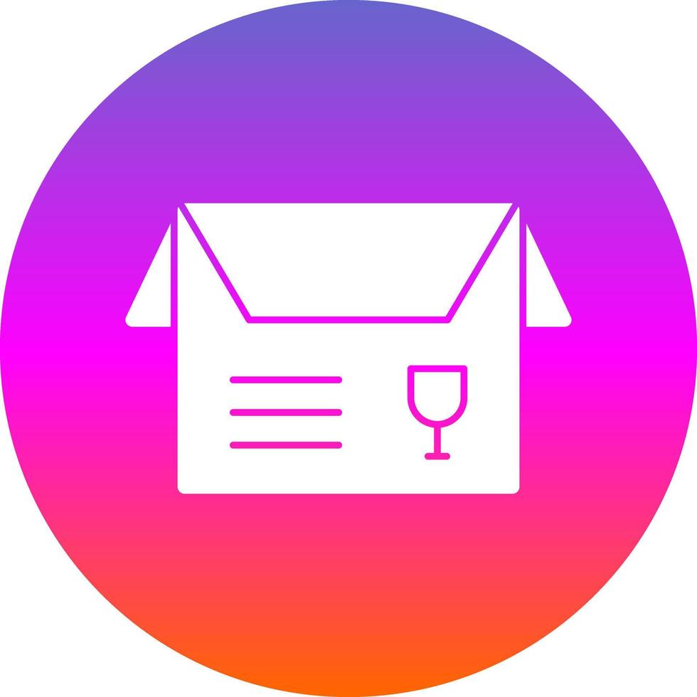 Open Box Vector Icon Design