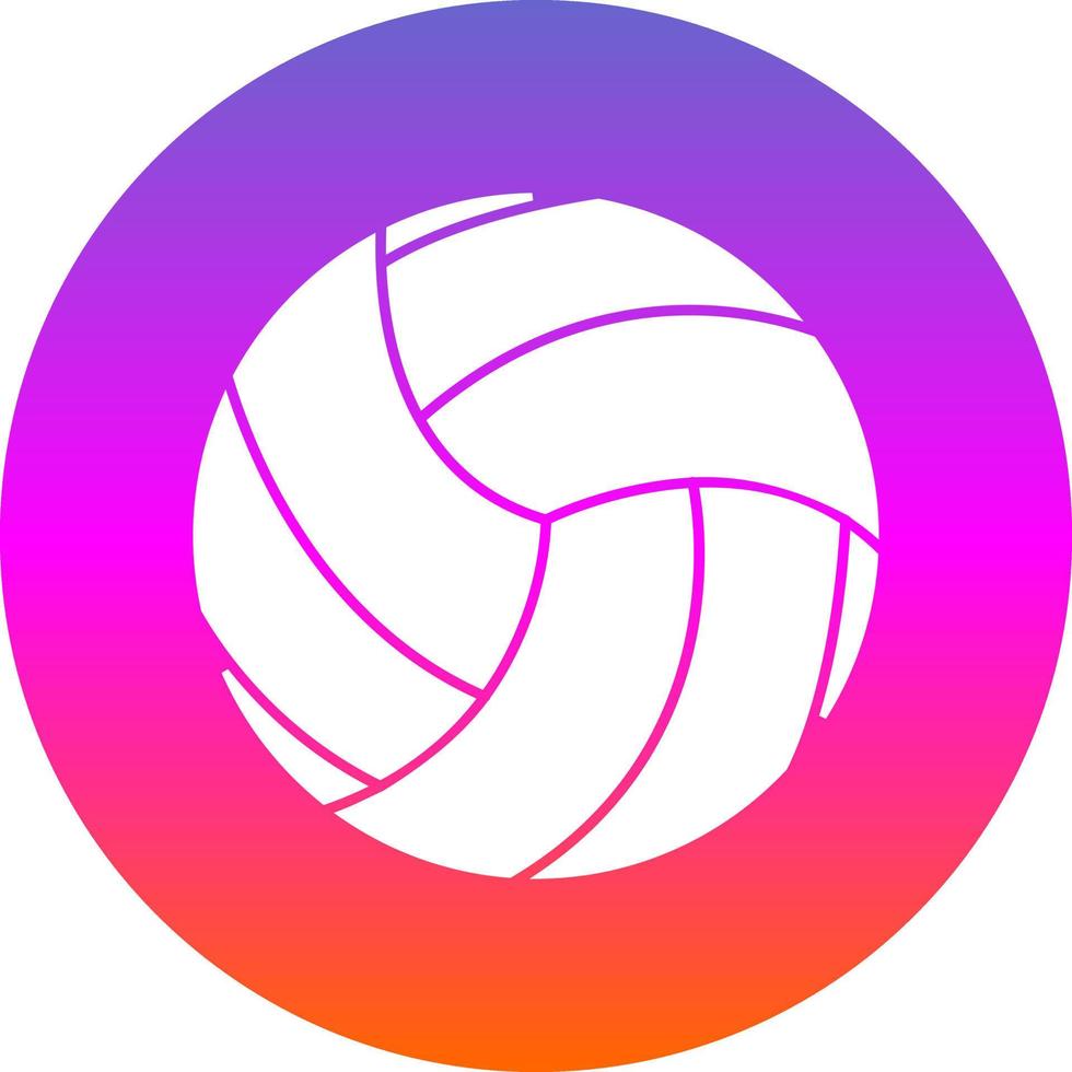 diseño de icono de vector de voleibol