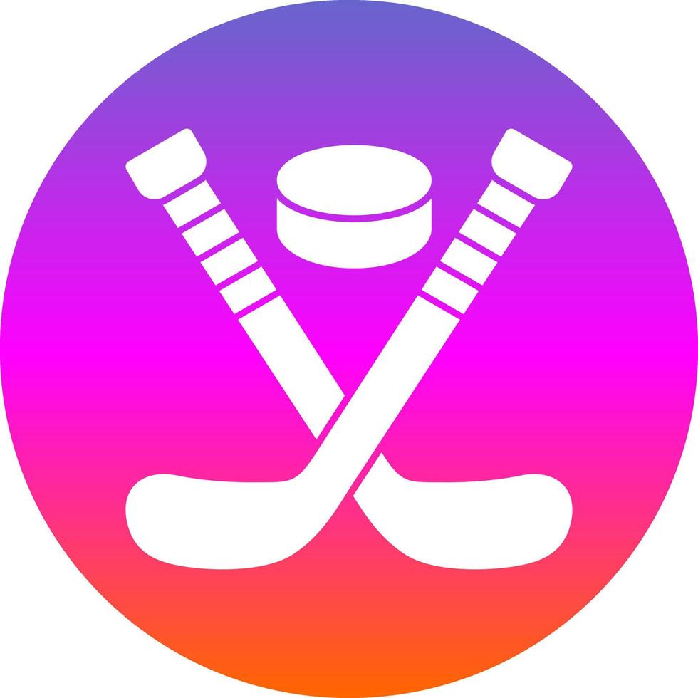 diseño de icono de vector de hockey sobre hielo