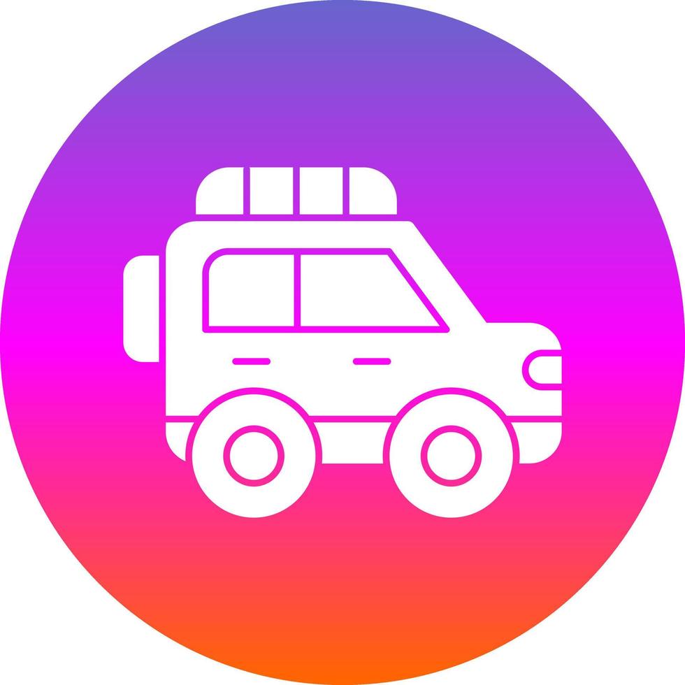 diseño de icono de vector de jeep