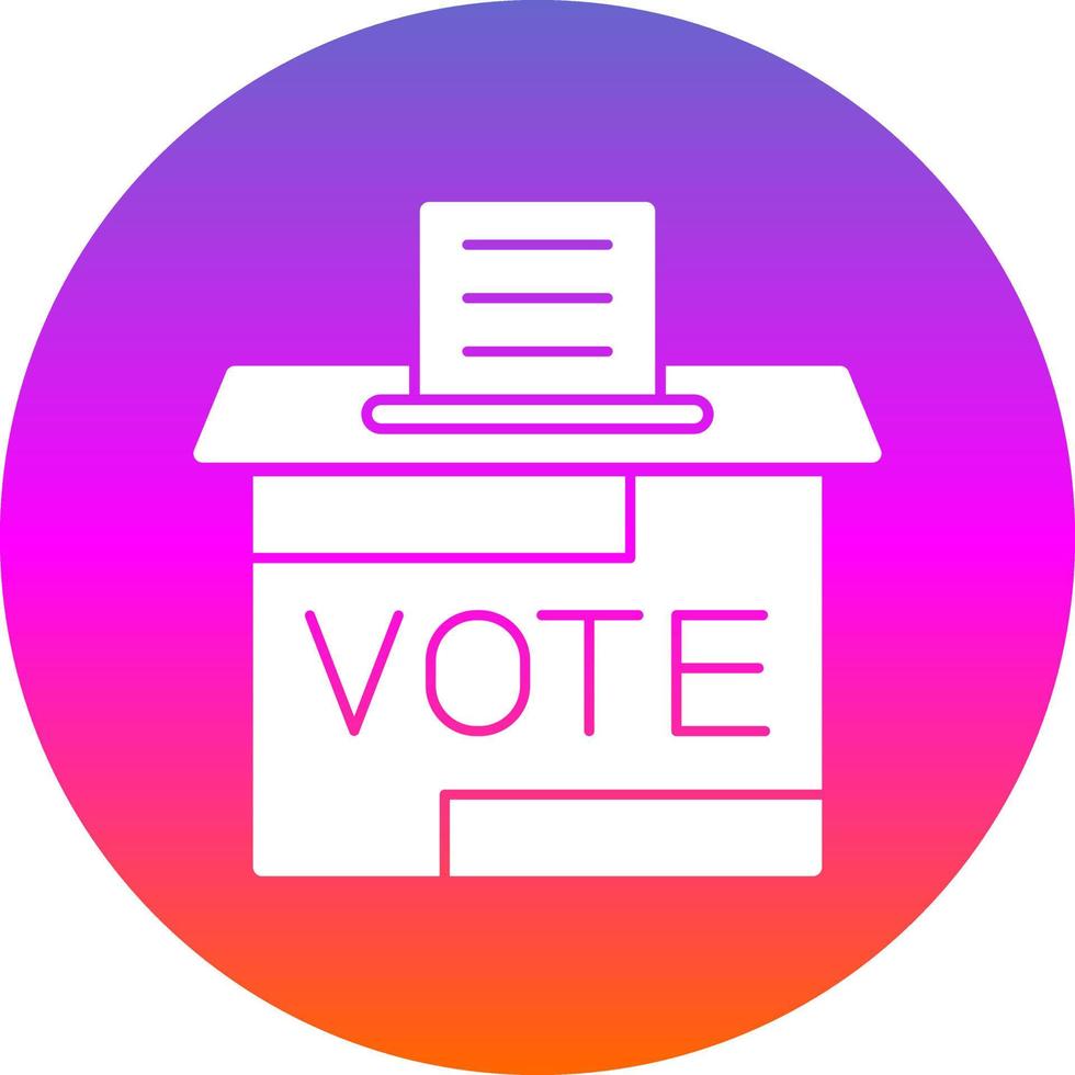 Ballot Vector Icon Design