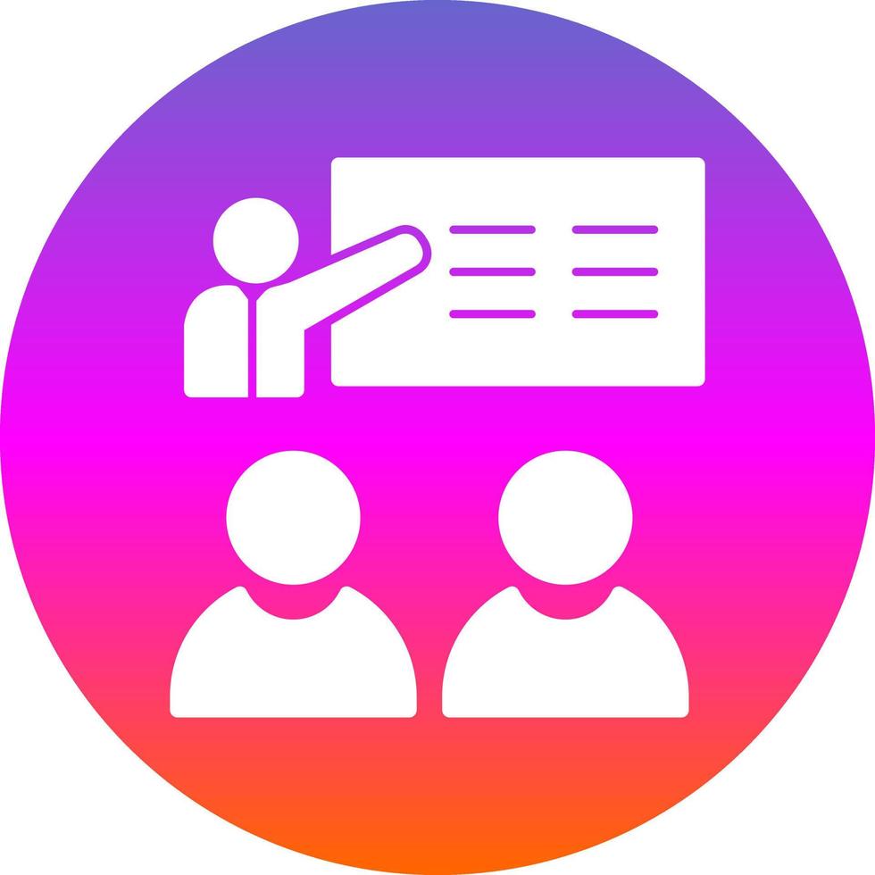 Coaching Vector Icon Design
