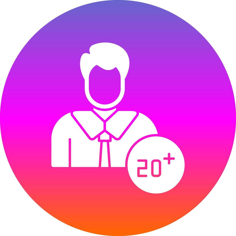 Age Limit Vector Icon Design