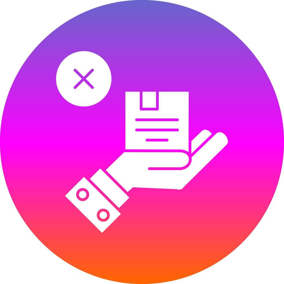 Reject Vector Icon Design