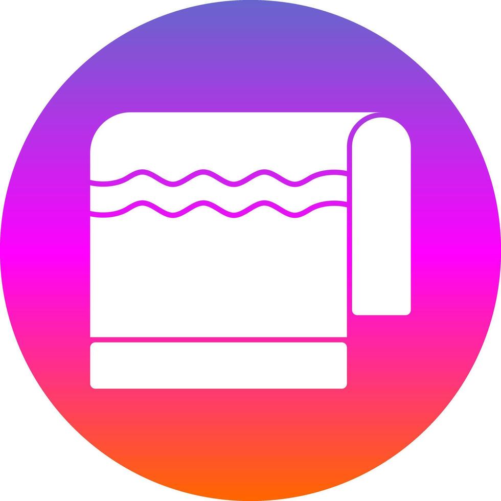 Towel Vector Icon Design