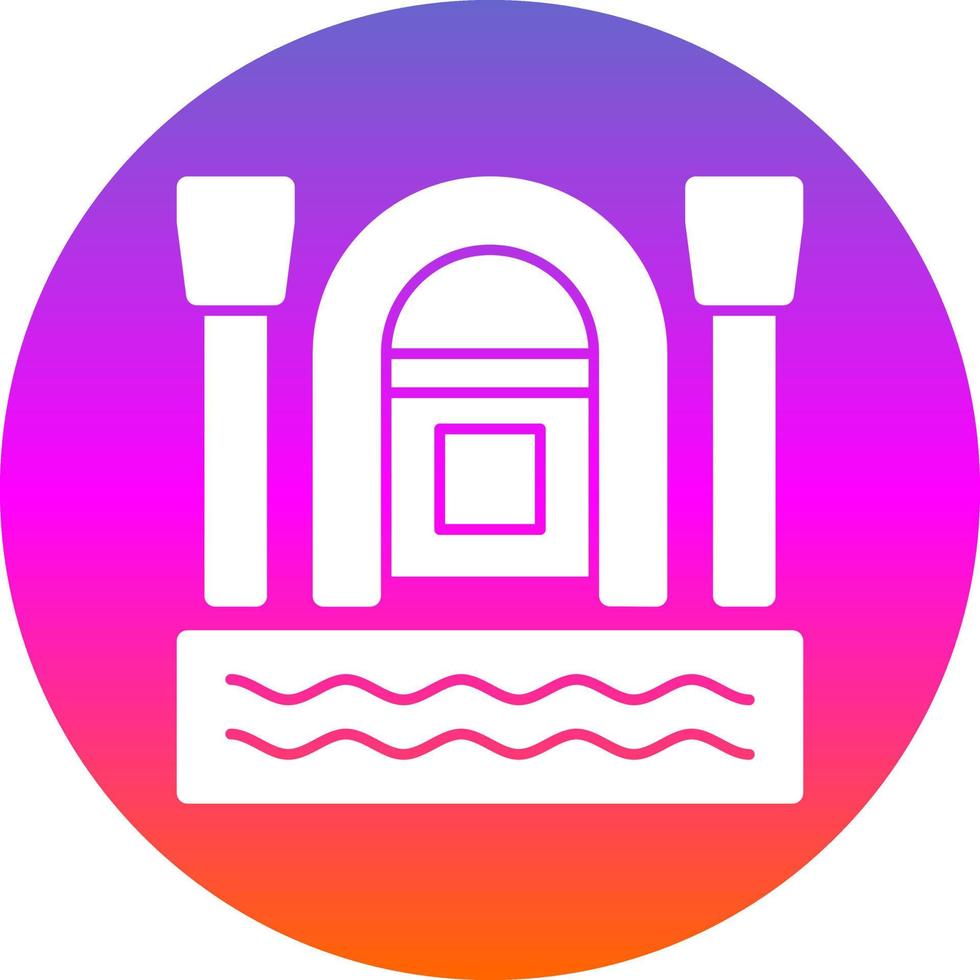 Rafting Vector Icon Design