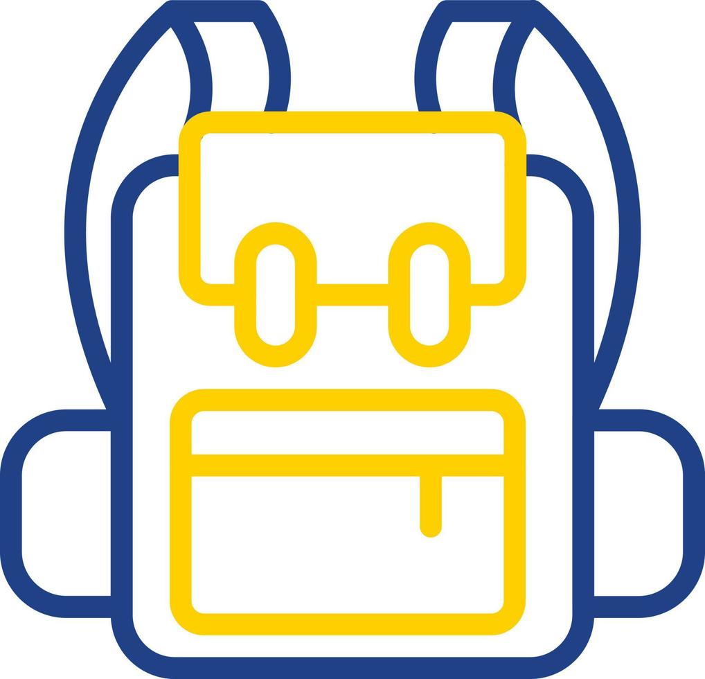 Backpack Vector Icon Design