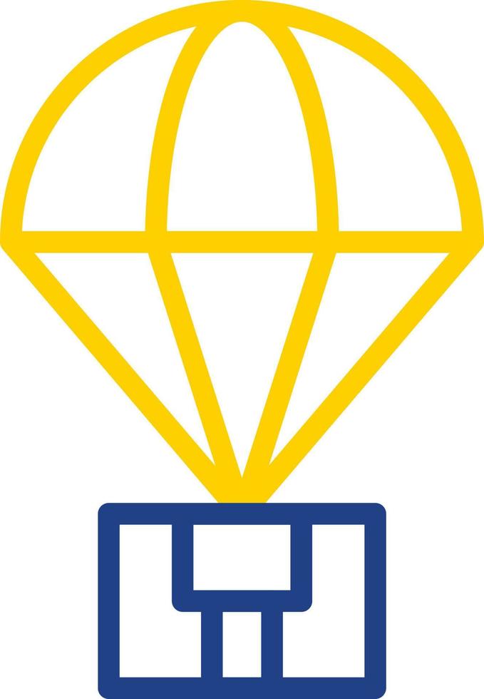 Parachute Vector Icon Design